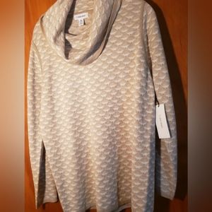 Calvin klein sweater women's top size M
